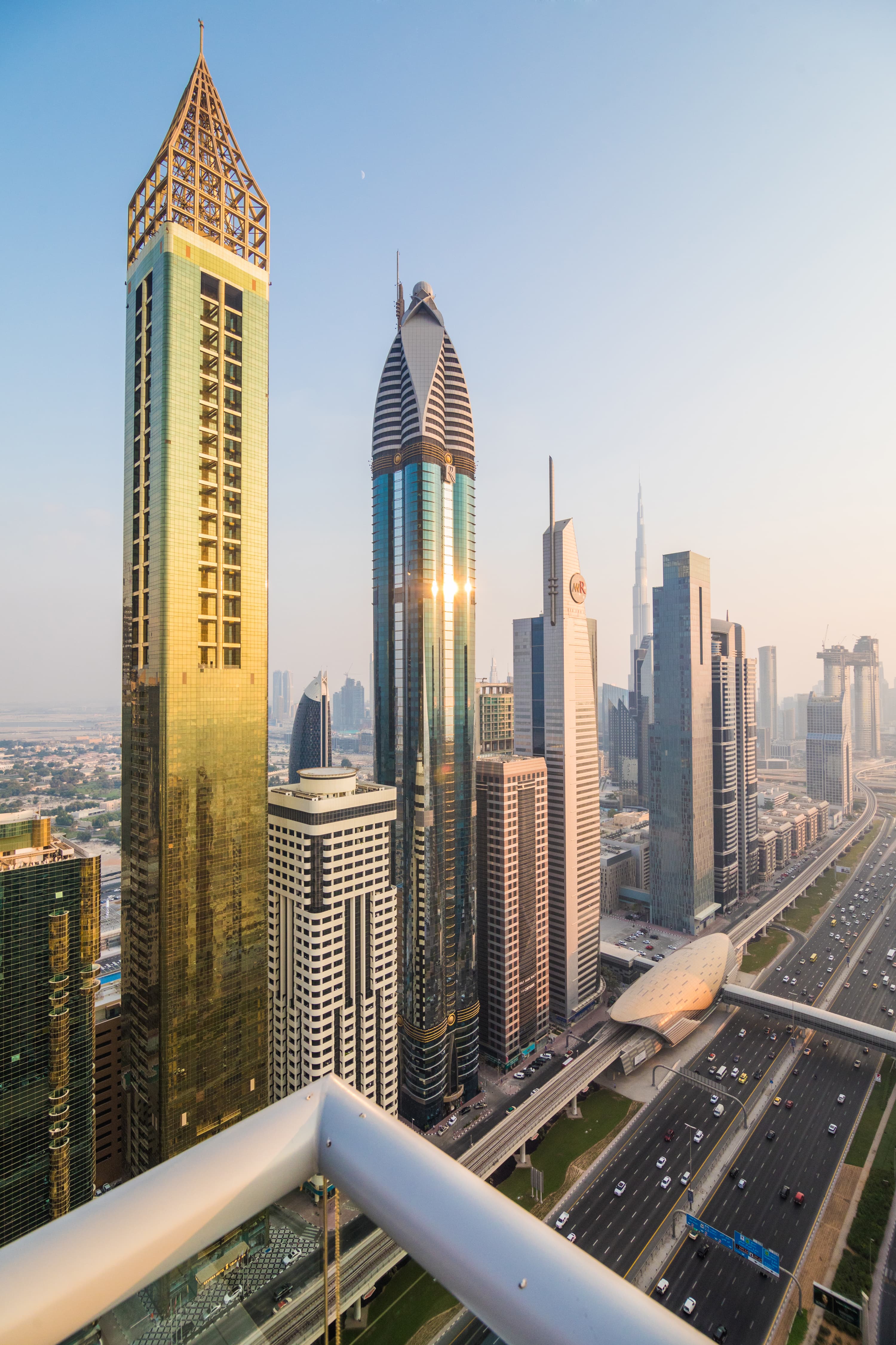 Dubai waterfront skyline